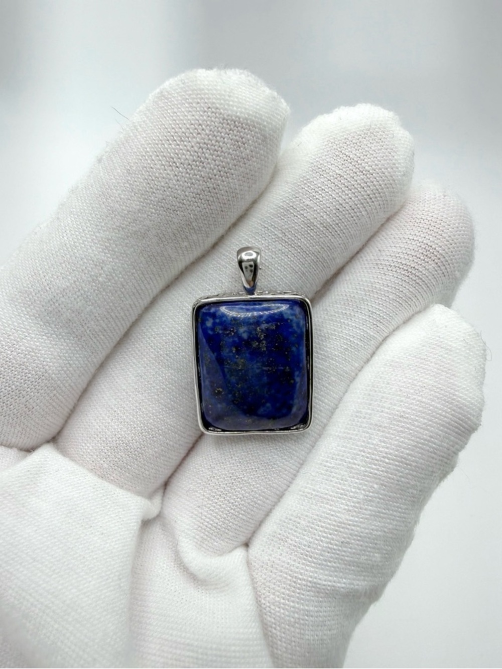Lapis Lazuli .925 Sterling Silver Pendant